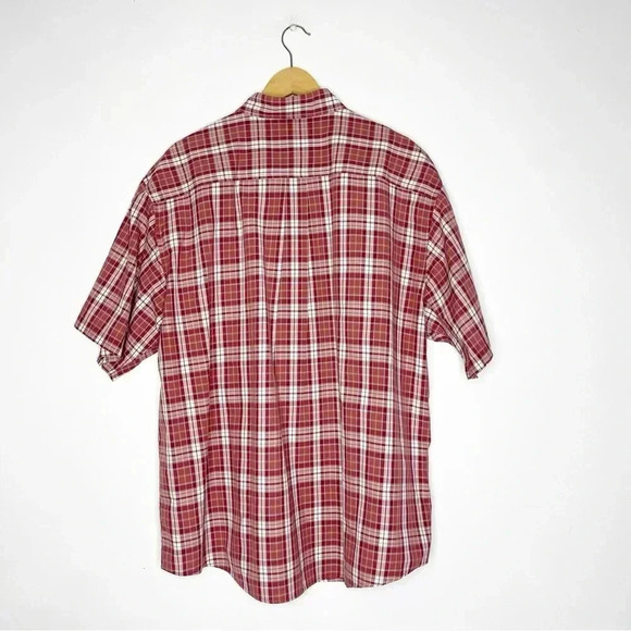 Carhartt Short Sleeve Plaid Mens Button Down Shirt Size 2XL - Picture 5 of 6